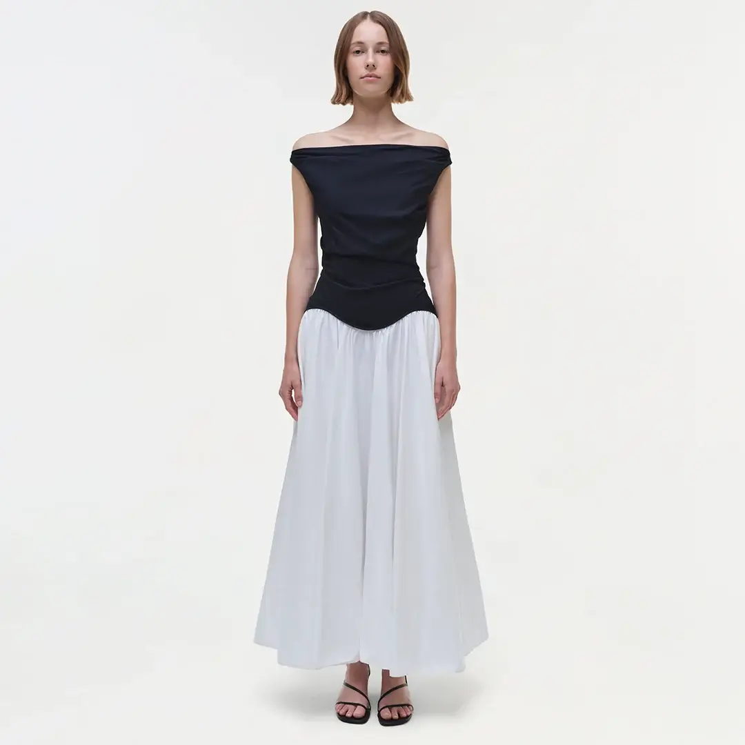 Simkhai Cersei Cotton Midi Dress | Thumbnail 7 Simkhai Cersei Cotton Midi Dress | Thumbnail 7