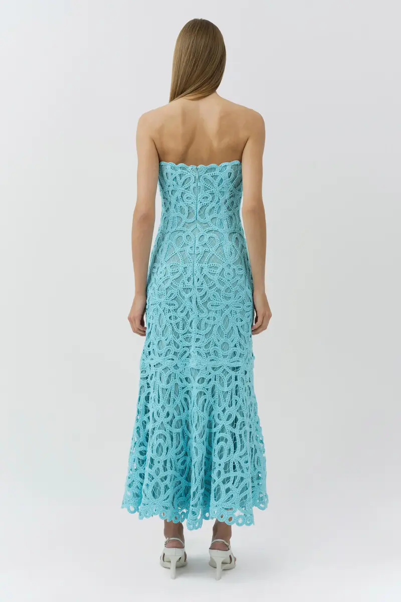 Simkhai Clairis Lace Bustier Midi Dress | Thumbnail 5 Simkhai Clairis Lace Bustier Midi Dress | Thumbnail 5