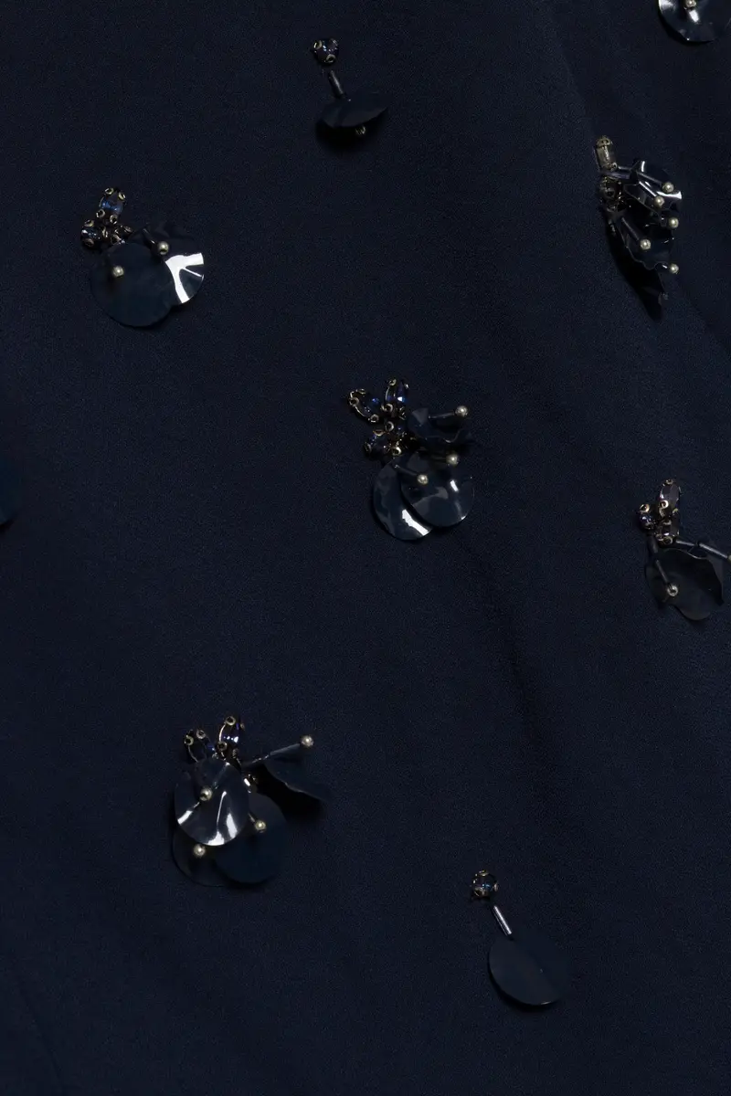 Simkhai Claudia Embellished Crepe Midi Dress | Thumbnail 6