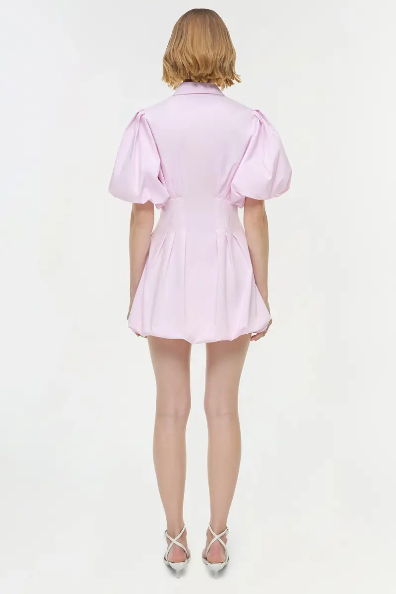 Simkhai Cleo Balloon Pintuck Mini Dress | Thumbnail 5 Simkhai Cleo Balloon Pintuck Mini Dress | Thumbnail 5