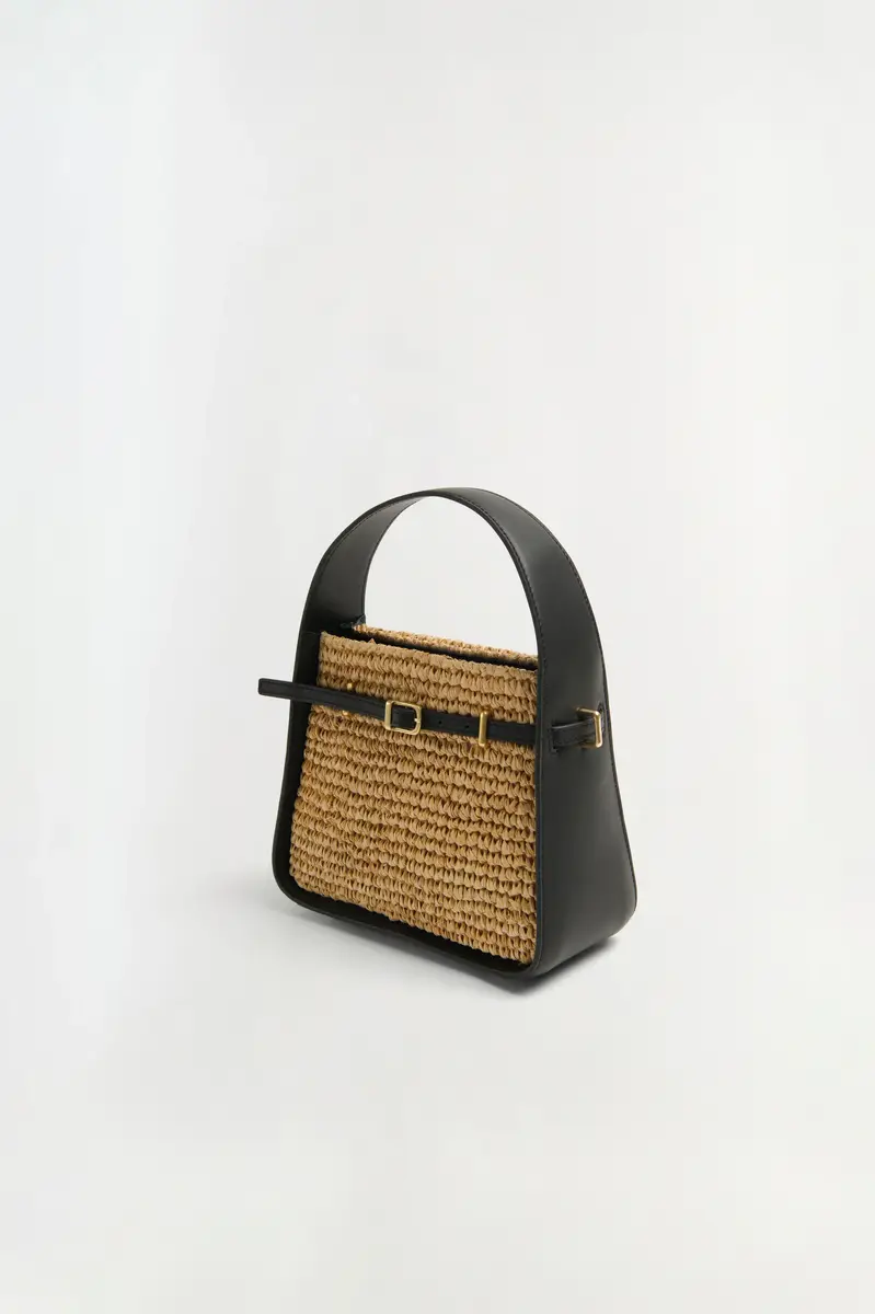 Simkhai Cleo Mini Raffia Bucket Bag | Thumbnail 4