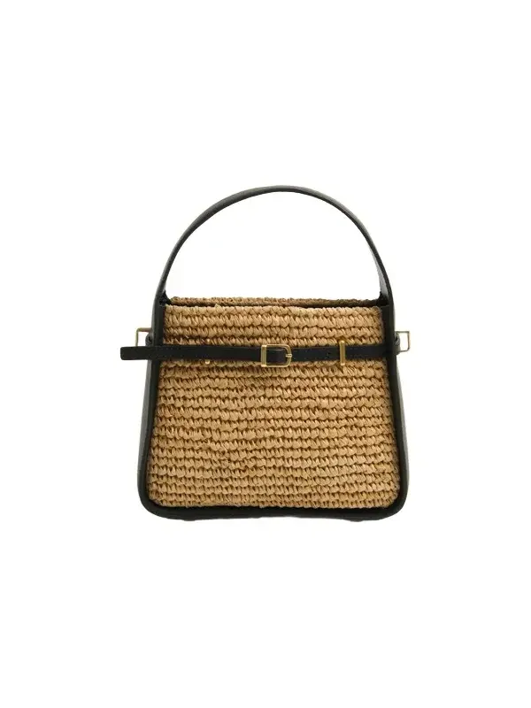 Cleo Mini Raffia Bucket Bag Cleo Mini Raffia Bucket Bag