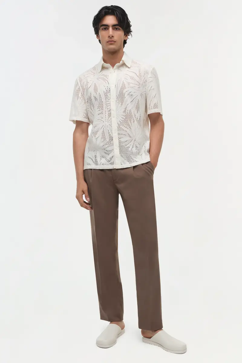 Simkhai Conrad Lace Shirt | Thumbnail 2 Simkhai Conrad Lace Shirt | Thumbnail 2