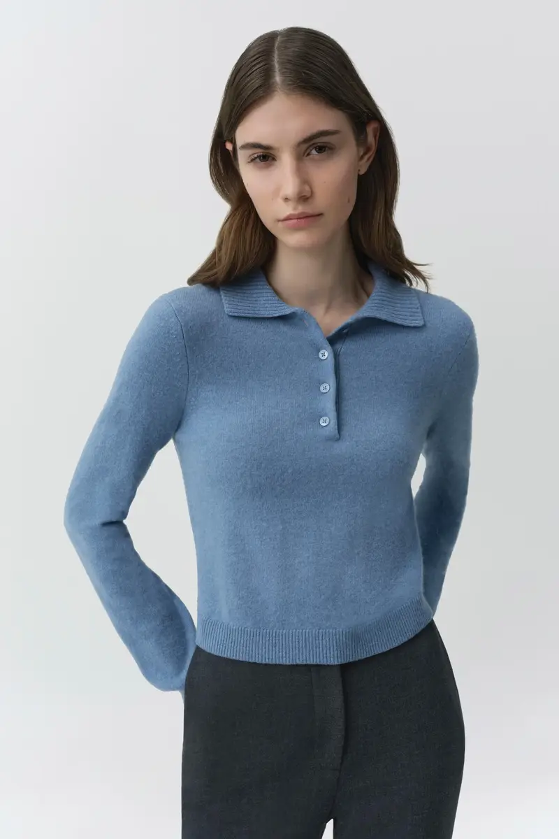 Simkhai Constance Cashmere Polo | Thumbnail 3 Simkhai Constance Cashmere Polo | Thumbnail 3