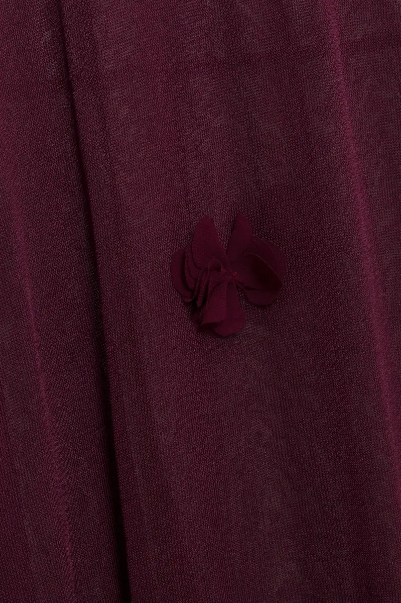 Simkhai Cora Floral Applique Midi Skirt | Thumbnail 5 Simkhai Cora Floral Applique Midi Skirt | Thumbnail 5