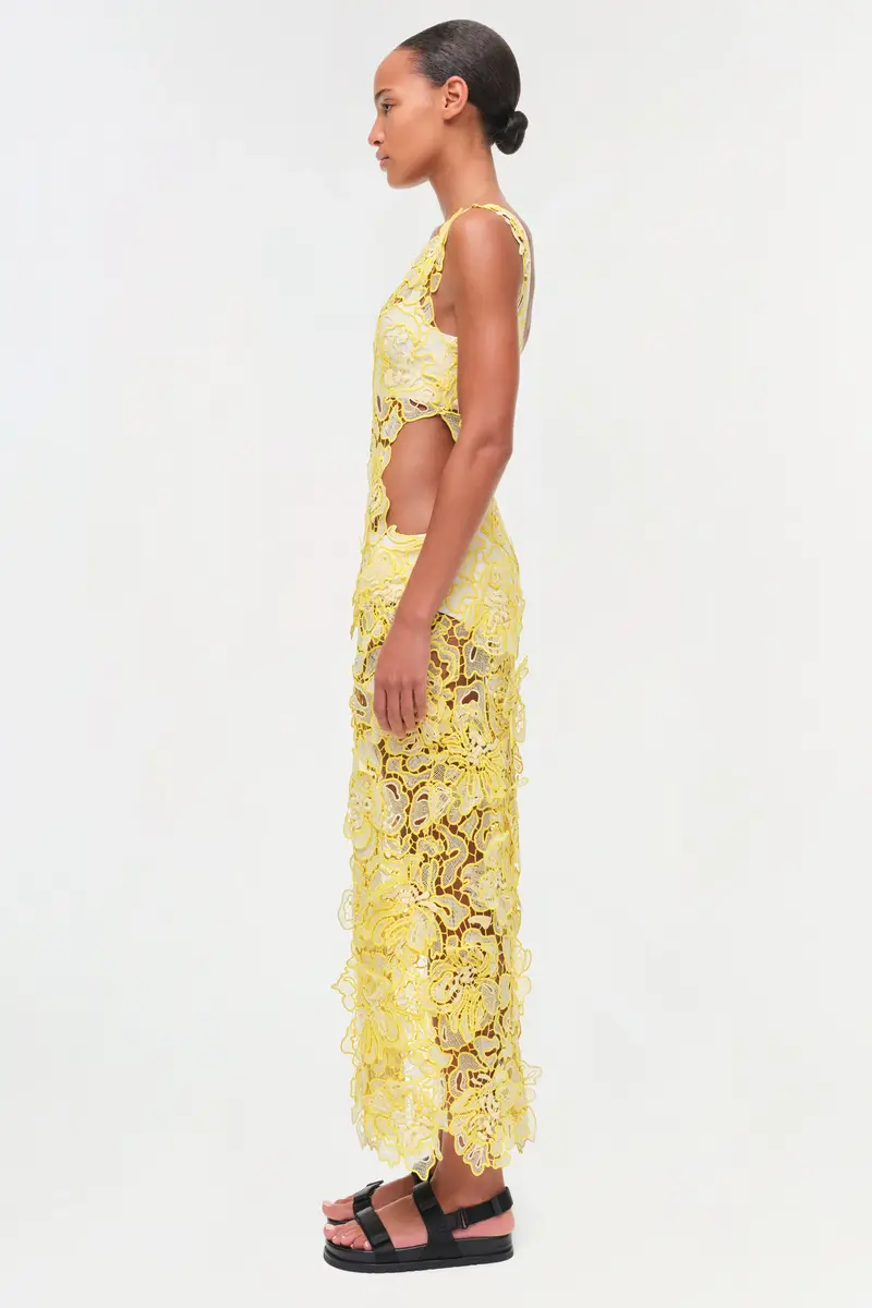 Simkhai Corinna Lace Midi Dress | Thumbnail 4 Simkhai Corinna Lace Midi Dress | Thumbnail 4