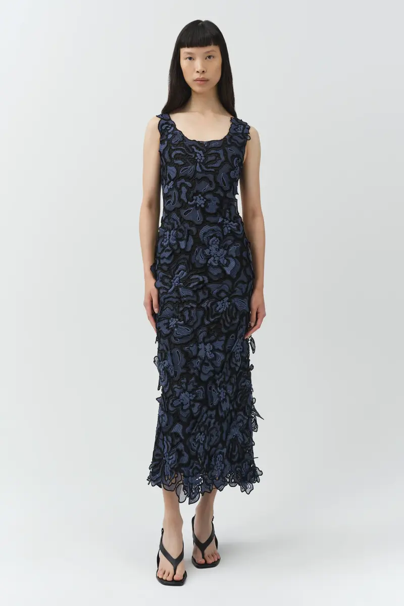 Simkhai Corinna Lace Midi Dress | Thumbnail 3 Simkhai Corinna Lace Midi Dress | Thumbnail 3