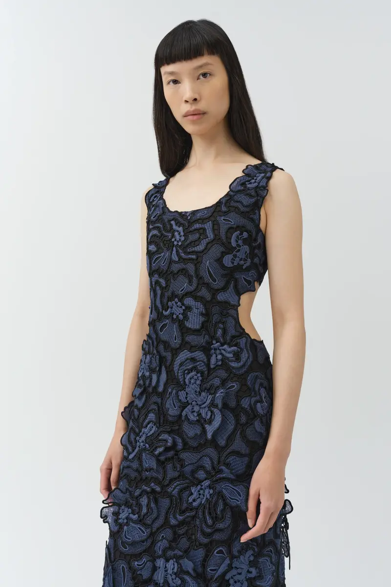Simkhai Corinna Lace Midi Dress | Thumbnail 4 Simkhai Corinna Lace Midi Dress | Thumbnail 4
