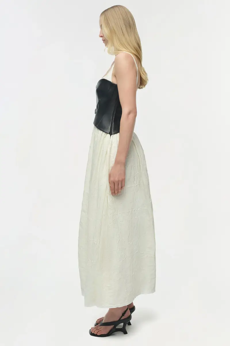 Simkhai Cortland Belted Bustier Midi Dress | Thumbnail 5