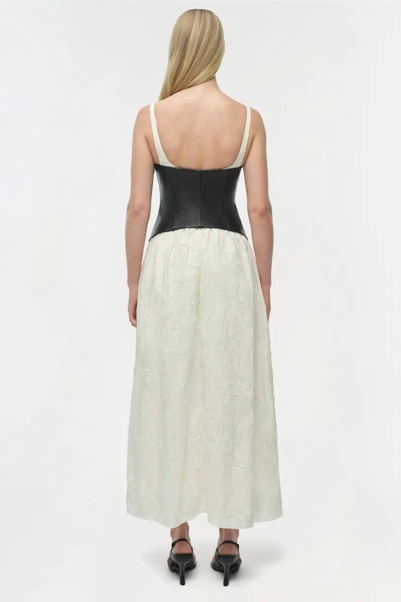 Simkhai Cortland Belted Bustier Midi Dress | Thumbnail 6