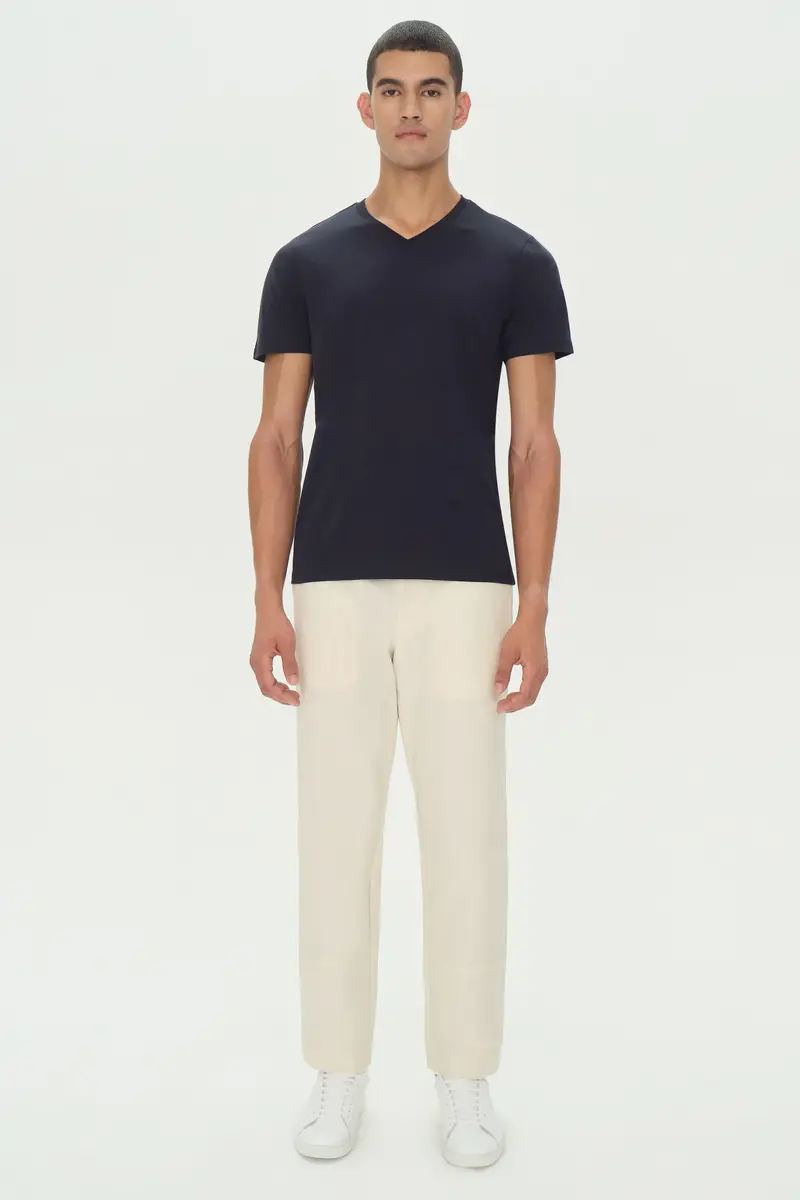 Simkhai Cotton V Neck | Thumbnail 2 Simkhai Cotton V Neck | Thumbnail 2