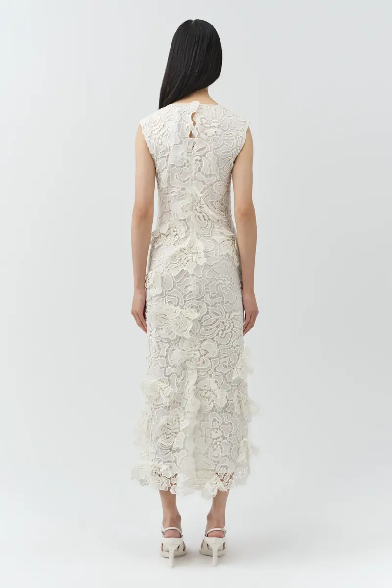 Simkhai Dahlia Lace Midi Dress | Thumbnail 6 Simkhai Dahlia Lace Midi Dress | Thumbnail 6
