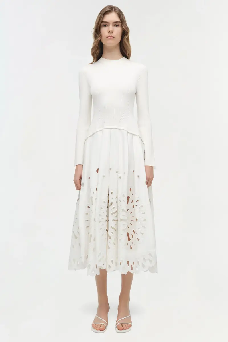 Simkhai Daila Embroidered Knit Midi Dress | Thumbnail 7 Simkhai Daila Embroidered Knit Midi Dress | Thumbnail 7