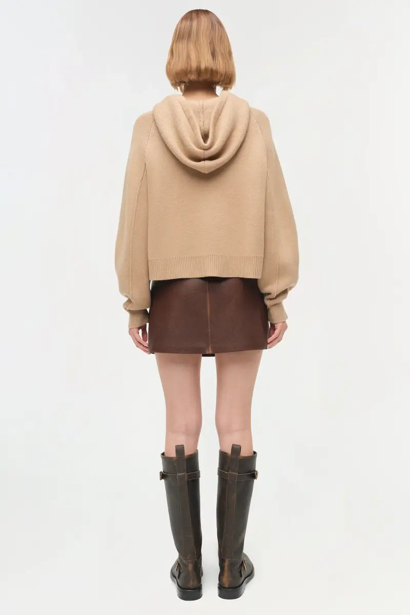 Simkhai Dakota Wool Cropped Hoodie | Thumbnail 5