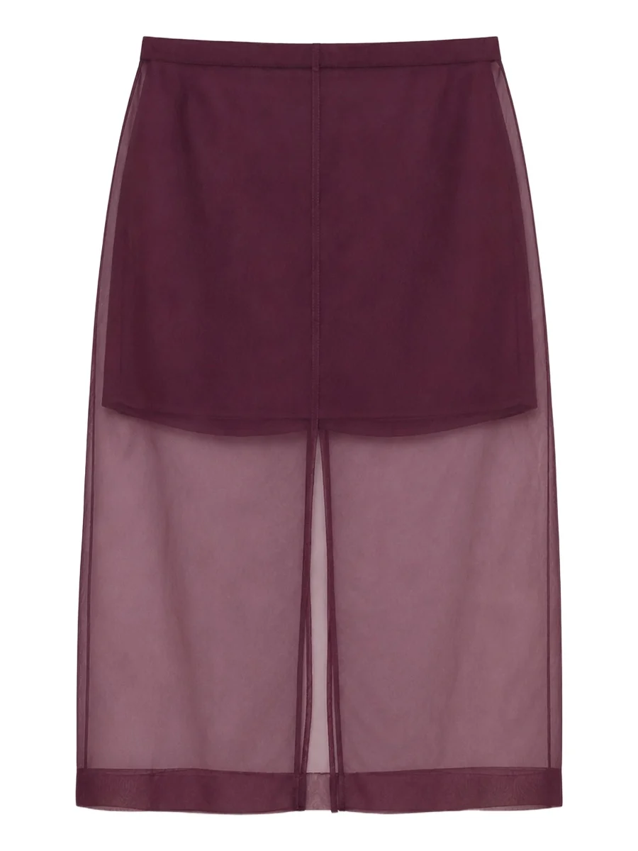 Dana Organza Midi Skirt