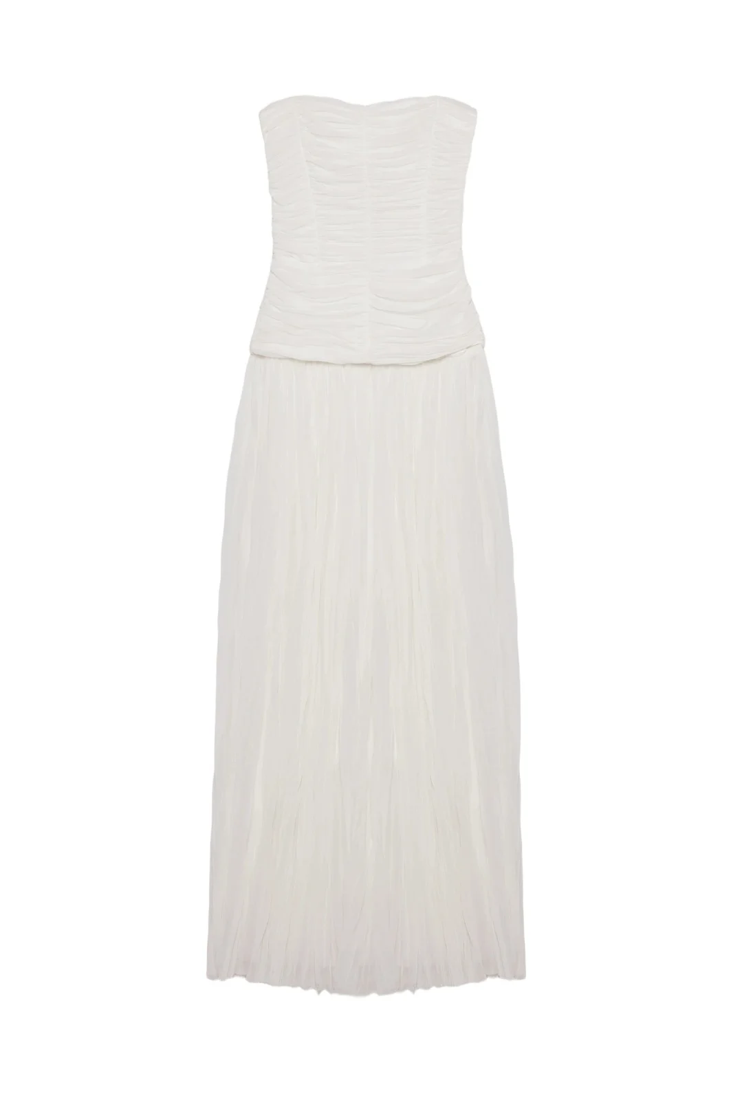 Danielle Crinkle Jersey Bustier Gown