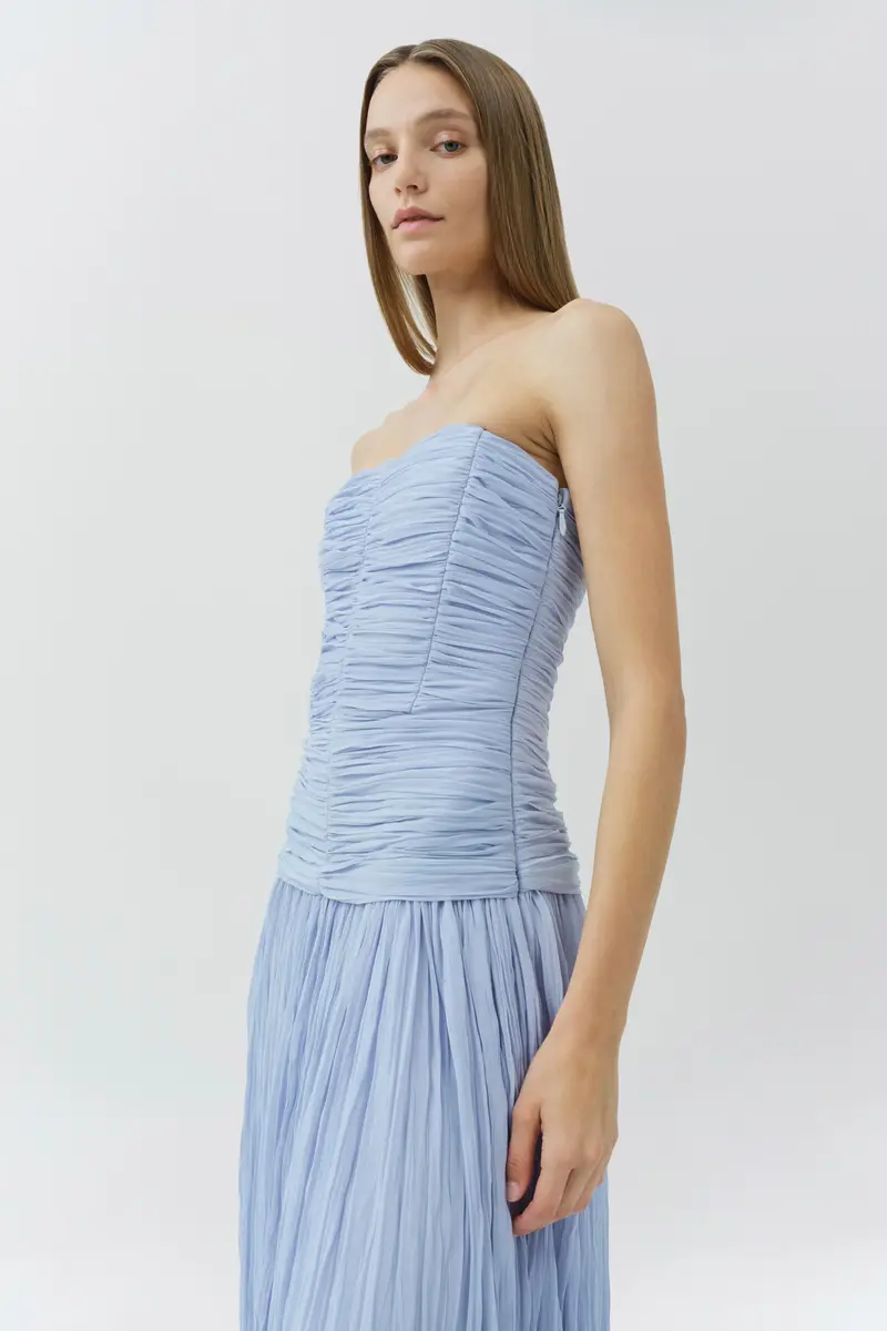 Simkhai Danielle Crinkle Jersey Bustier Gown | Thumbnail 4 Simkhai Danielle Crinkle Jersey Bustier Gown | Thumbnail 4