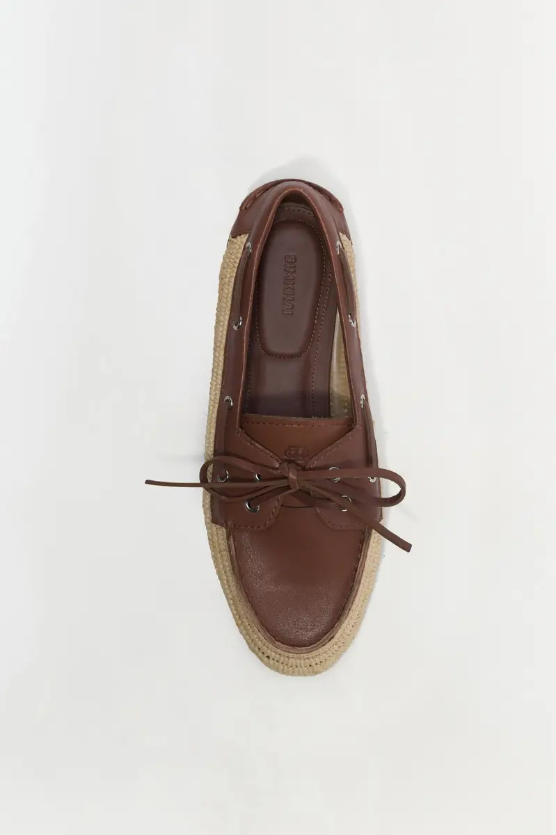 Simkhai Danner Raffia Boat Shoe | Thumbnail 3