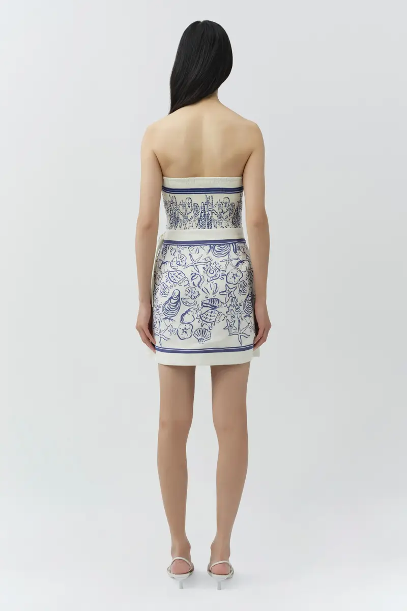 Simkhai Darbie Linen Bustier Mini Dress | Thumbnail 5