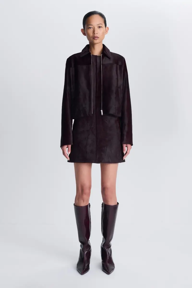 Simkhai Daria Calf Hair Jacket | Thumbnail 2 Simkhai Daria Calf Hair Jacket | Thumbnail 2