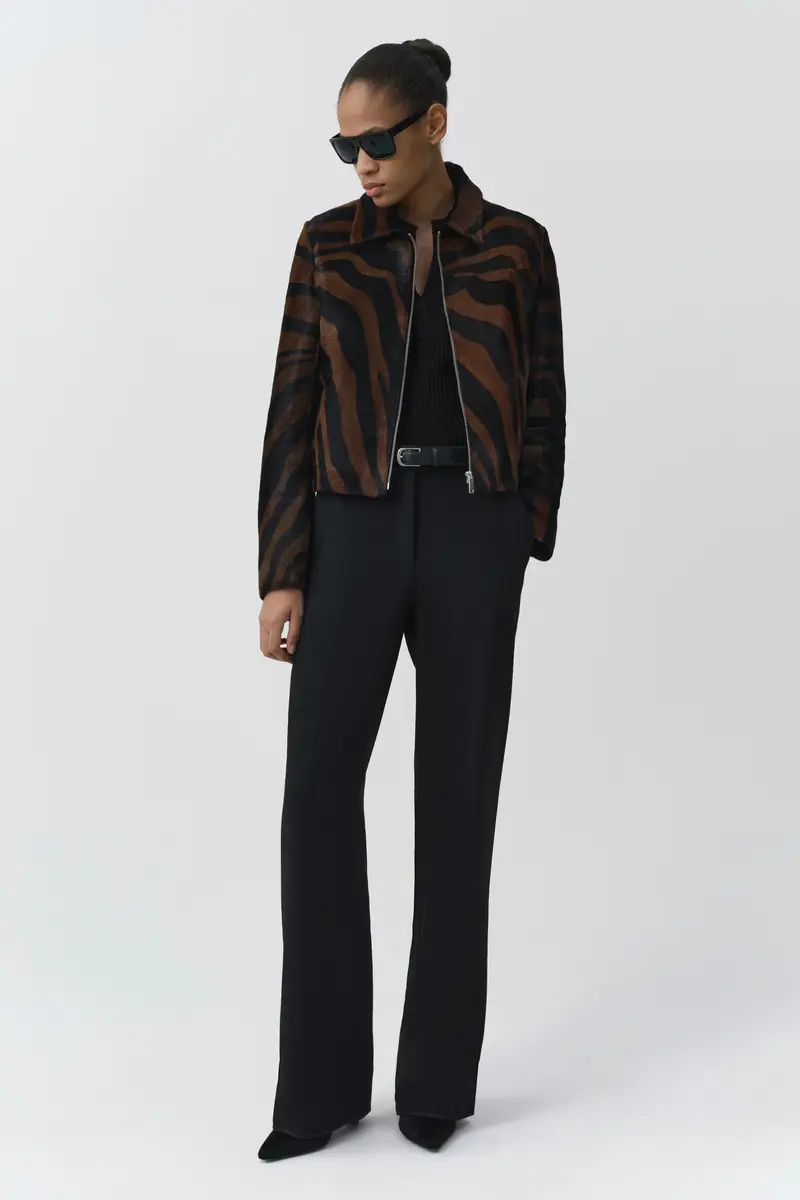 Simkhai Daria Calf Hair Jacket | Thumbnail 4 Simkhai Daria Calf Hair Jacket | Thumbnail 4