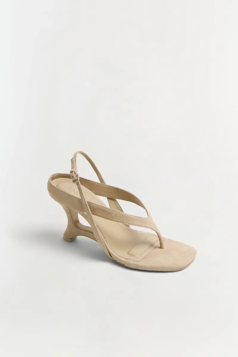Simkhai Darya Suede Wedge Thong Sandal | Thumbnail 2
