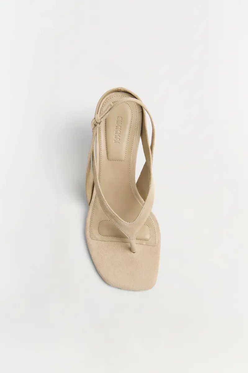 Simkhai Darya Suede Wedge Thong Sandal | Thumbnail 3