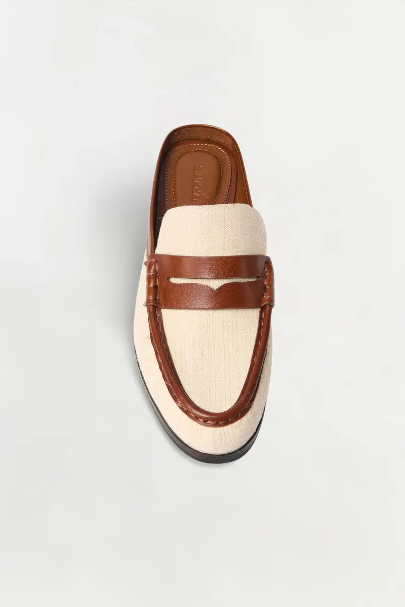 Simkhai Dean Canvas Combo Loafer Mule | Thumbnail 3 Simkhai Dean Canvas Combo Loafer Mule | Thumbnail 3