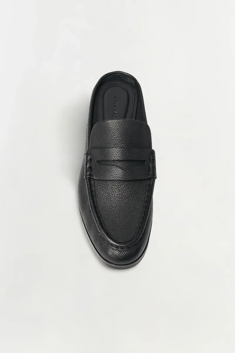 Simkhai Dean Pebbled Leather Loafer Mule | Thumbnail 3 Simkhai Dean Pebbled Leather Loafer Mule | Thumbnail 3