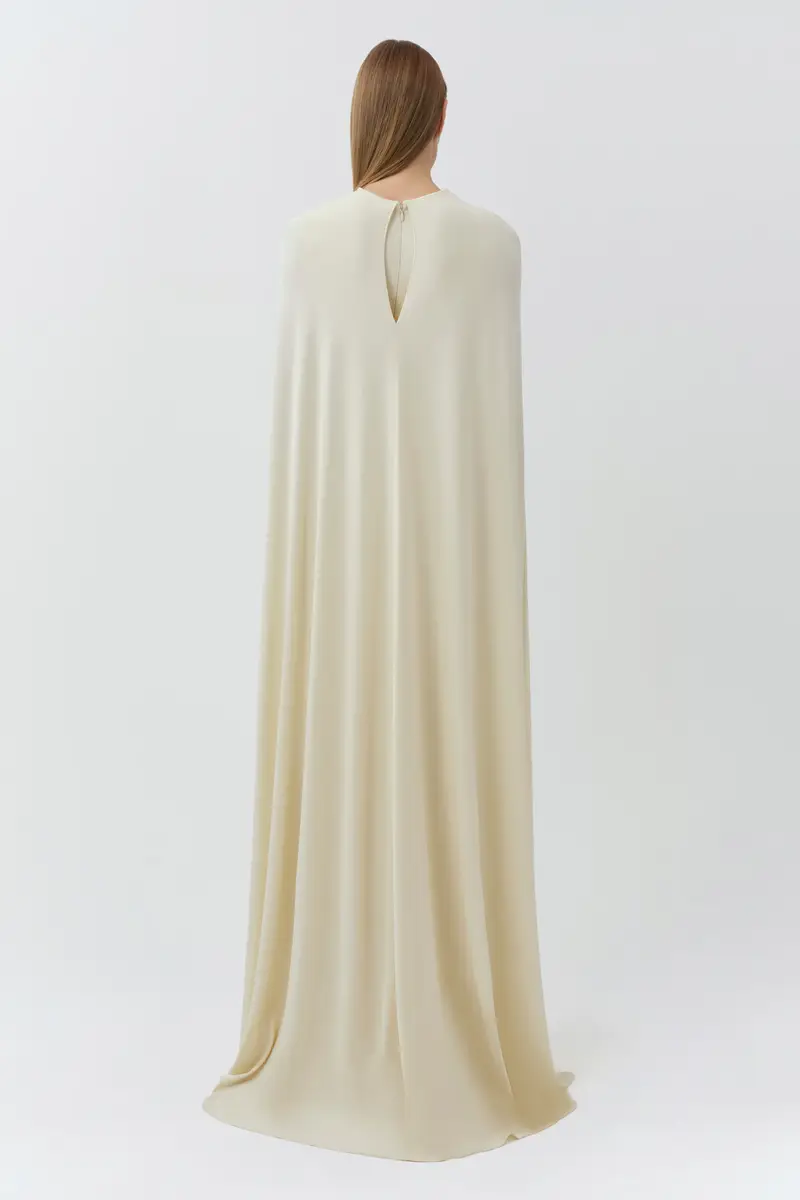 Simkhai Demi Draped Jersey Cape Gown | Thumbnail 6 Simkhai Demi Draped Jersey Cape Gown | Thumbnail 6