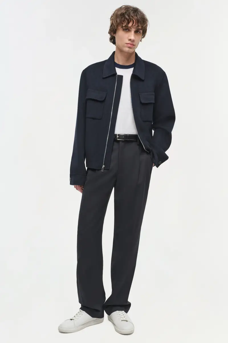 Simkhai Dennis Wool Zip Up Jacket | Thumbnail 2 Simkhai Dennis Wool Zip Up Jacket | Thumbnail 2