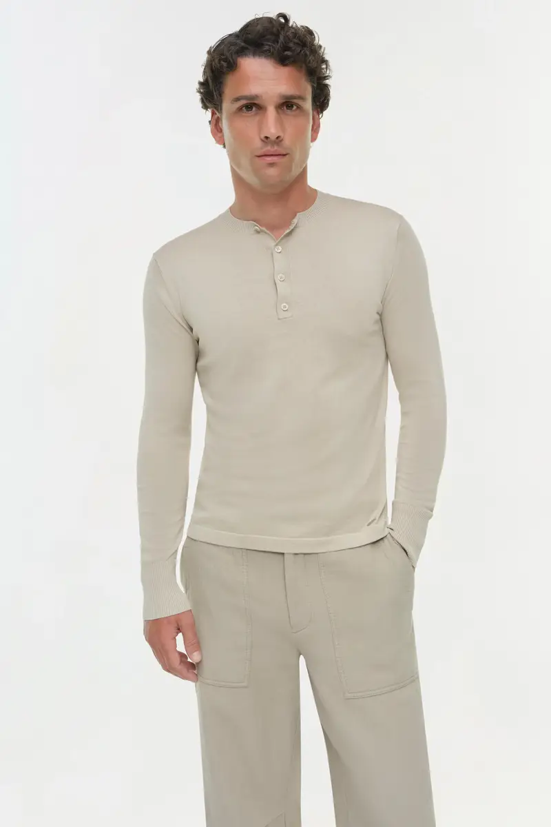 Simkhai Dolton Knit Henley | Thumbnail 3 Simkhai Dolton Knit Henley | Thumbnail 3