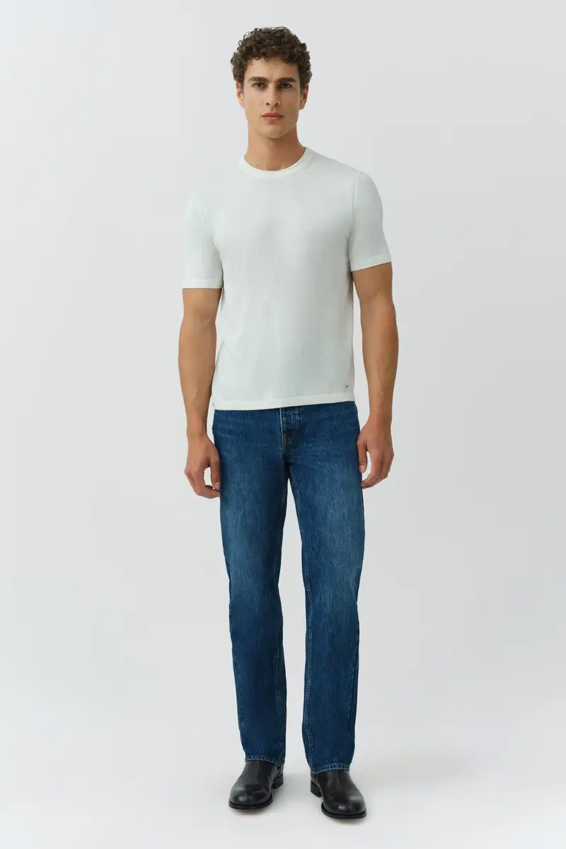 Simkhai Duke Cotton Silk Tee | Thumbnail 2 Simkhai Duke Cotton Silk Tee | Thumbnail 2