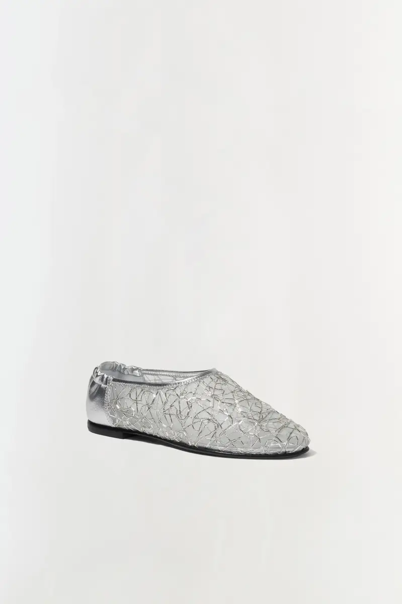 Simkhai Eden Metallic Lace Flat | Thumbnail 2