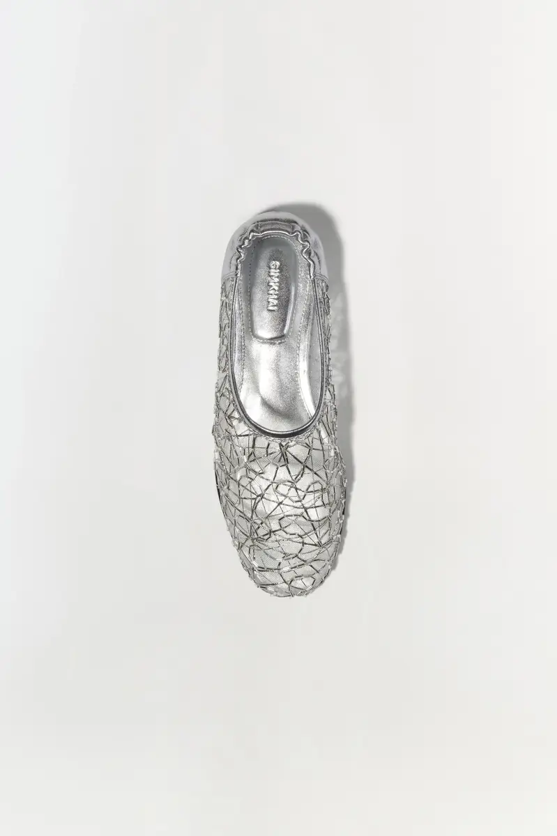 Simkhai Eden Metallic Lace Flat | Thumbnail 4