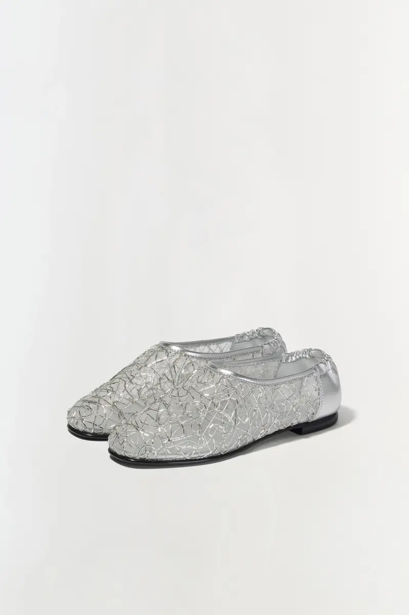 Simkhai Eden Metallic Lace Flat | Thumbnail 5
