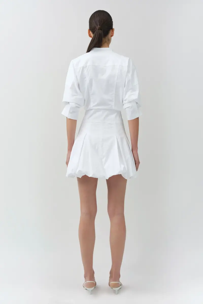 Simkhai Effie Cotton Bubble Mini Dress | Thumbnail 4 Simkhai Effie Cotton Bubble Mini Dress | Thumbnail 4