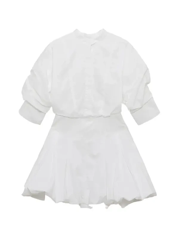 Simkhai Effie Cotton Bubble Mini Dress
