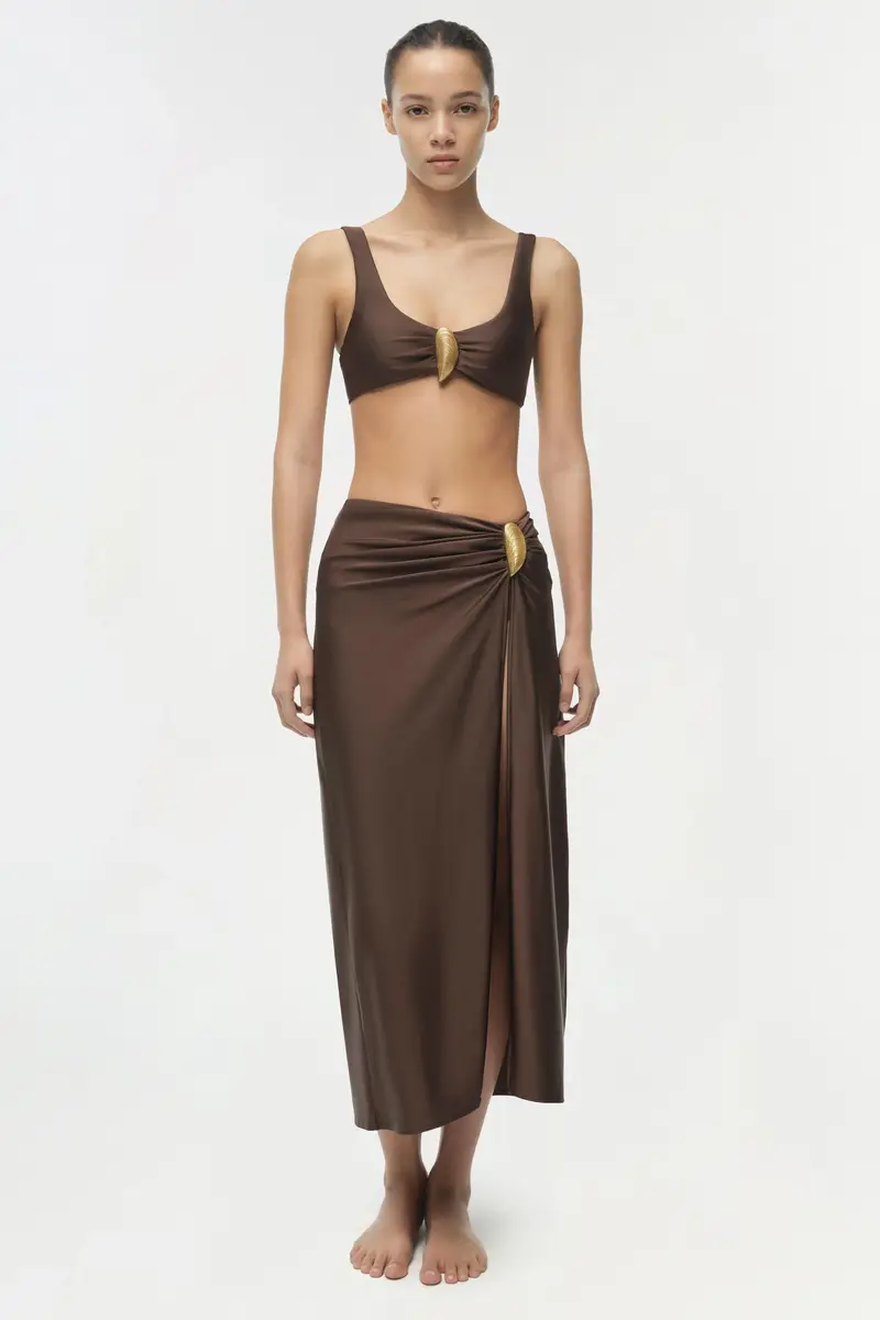 Simkhai Eiana Shell Midi Skirt | Thumbnail 3 Simkhai Eiana Shell Midi Skirt | Thumbnail 3