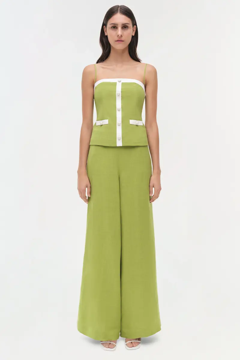 Simkhai Eleanor Button Down Cami | Thumbnail 2 Simkhai Eleanor Button Down Cami | Thumbnail 2