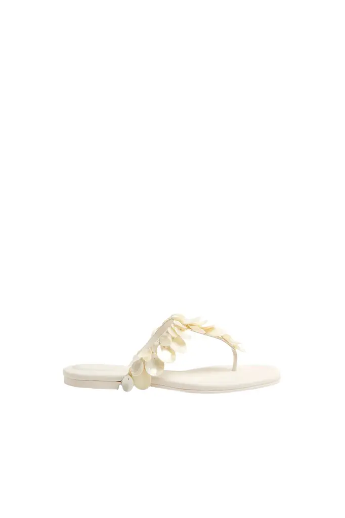 Simkhai Elin Shell Beaded Sandal