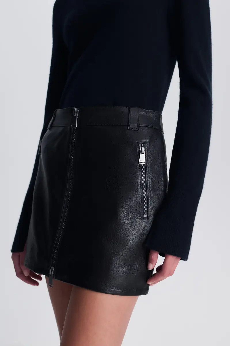 Simkhai Elina Leather Mini Skirt | Thumbnail 6