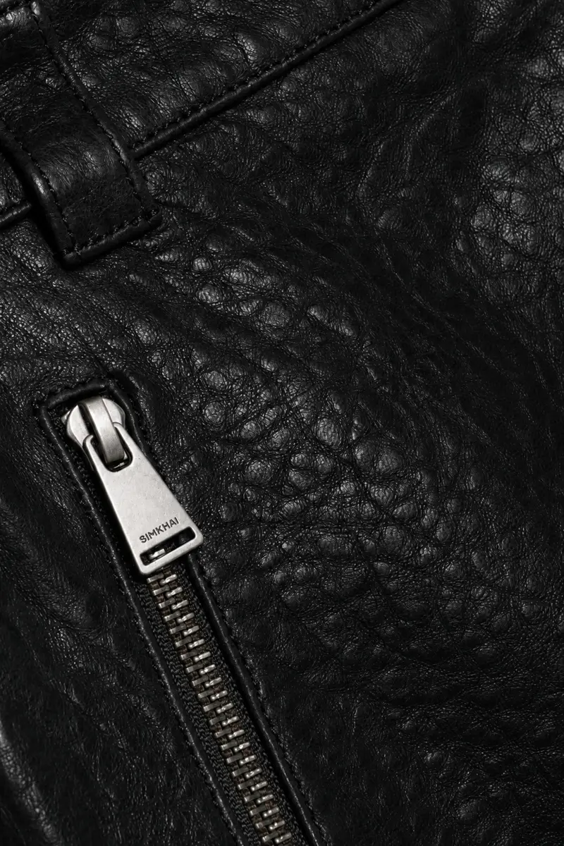 Simkhai Elina Leather Mini Skirt | Thumbnail 7