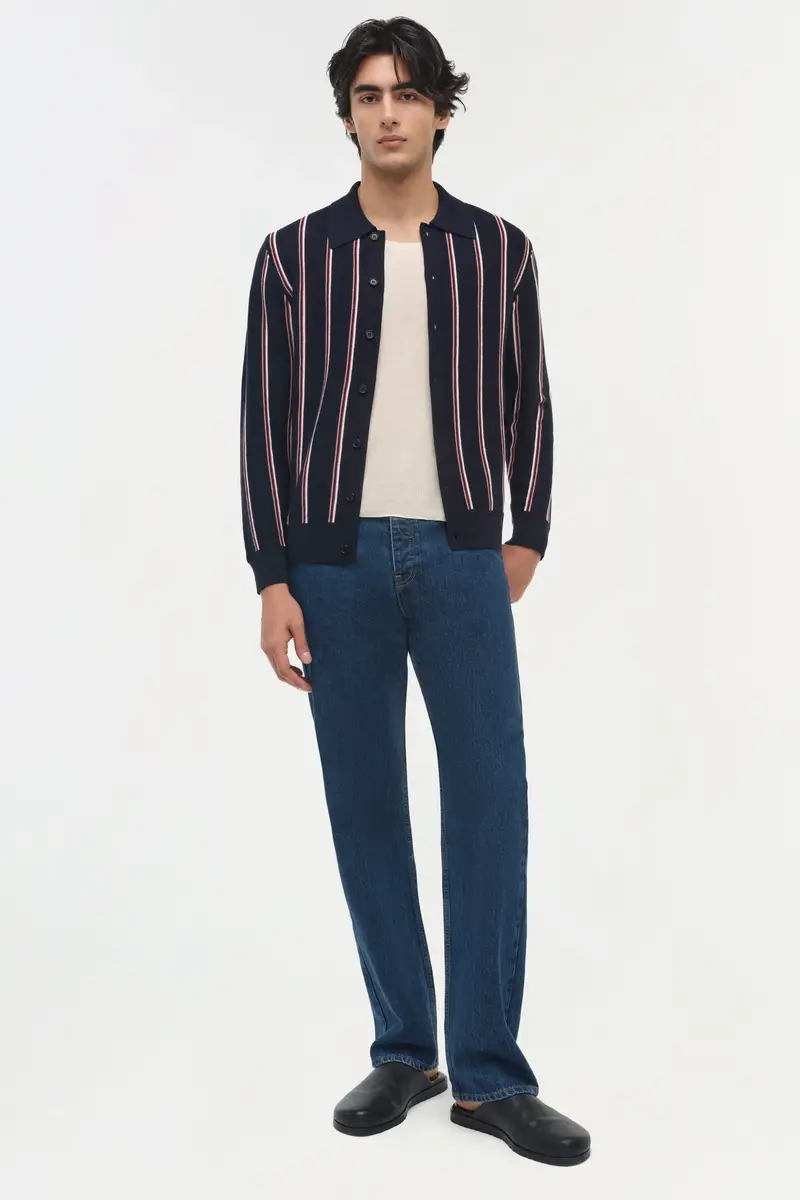 Simkhai Elio Wool Collared Cardigan | Thumbnail 2 Simkhai Elio Wool Collared Cardigan | Thumbnail 2