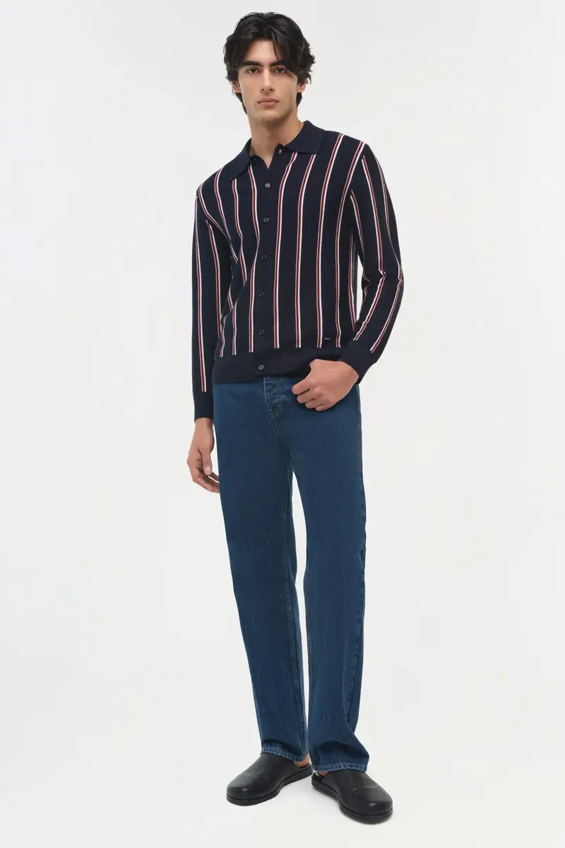 Simkhai Elio Wool Collared Cardigan | Thumbnail 3 Simkhai Elio Wool Collared Cardigan | Thumbnail 3