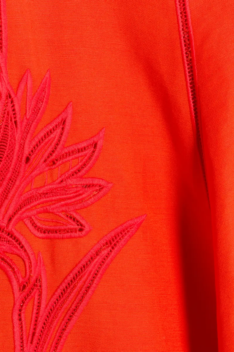 Simkhai Ellery Embroidered Bustier Midi Dress | Thumbnail 7