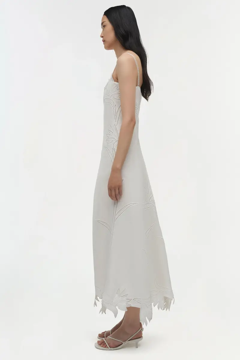 Simkhai Ellery Embroidered Bustier Midi Dress | Thumbnail 4