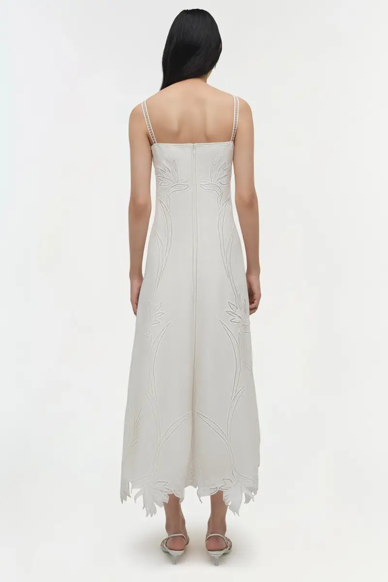 Simkhai Ellery Embroidered Bustier Midi Dress | Thumbnail 5