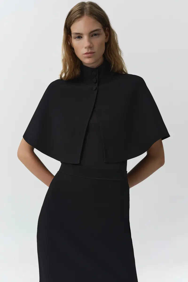Simkhai Ellignton Compact Knit Cape | Thumbnail 3 Simkhai Ellignton Compact Knit Cape | Thumbnail 3
