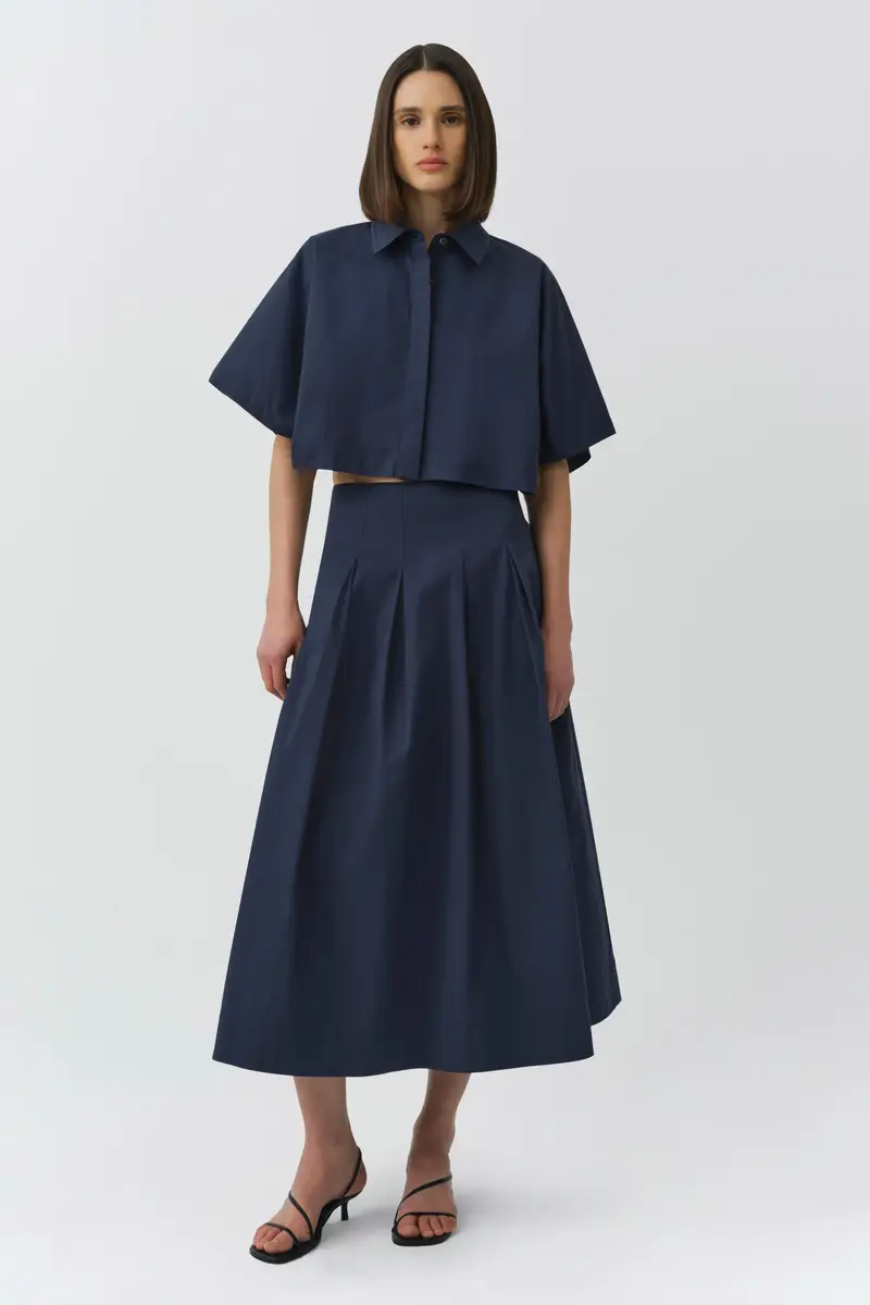 Simkhai Elora Cotton Midi Skirt | Thumbnail 2 Simkhai Elora Cotton Midi Skirt | Thumbnail 2